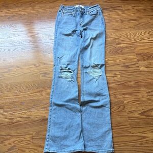 Hollister Light Blue Bootcut Jeans